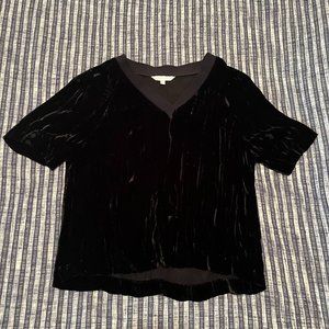 Rodarte X And Other Stories Crushed Velvet Top